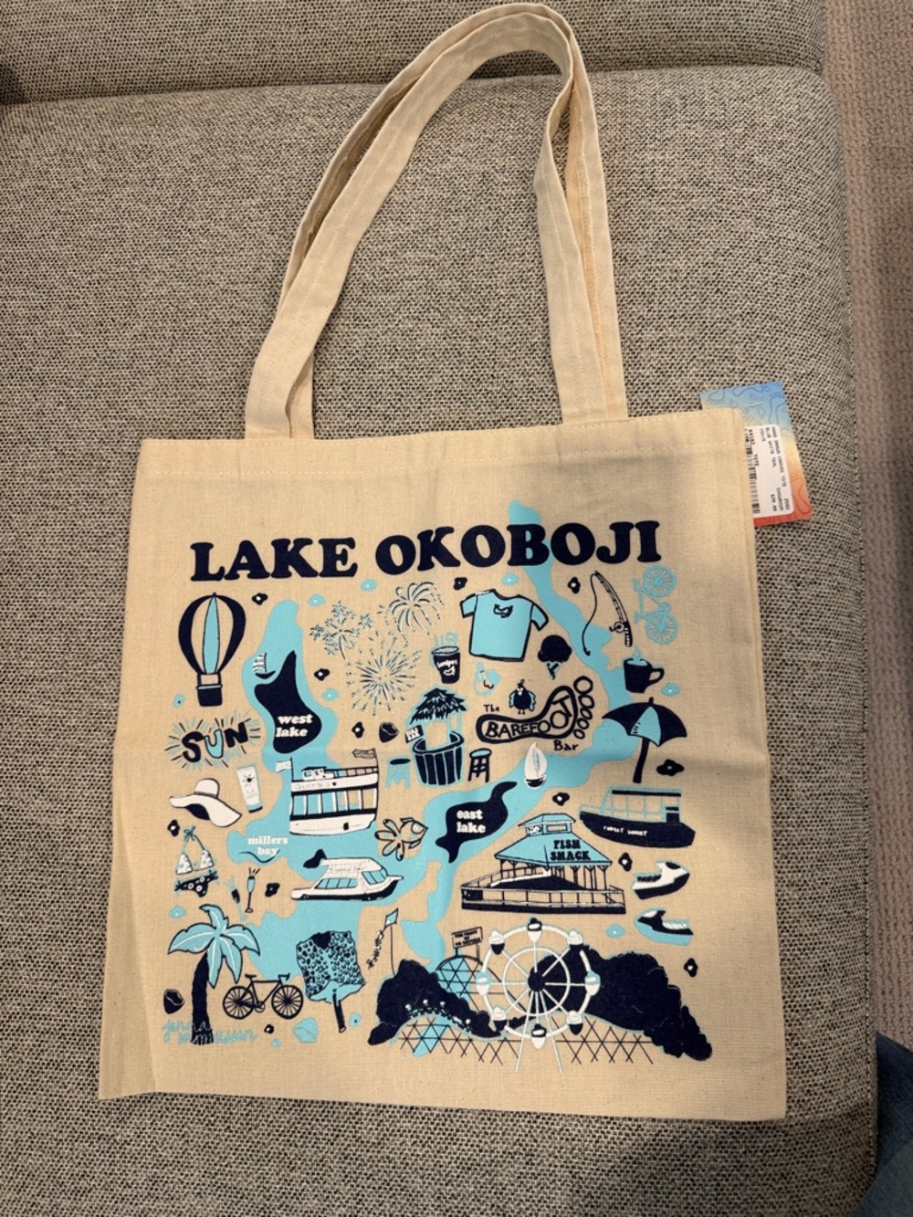 Lake Okoboji Tote